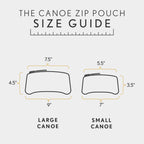 'Almost Perfect' Canoe Zip Pouch