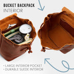 'Almost Perfect' Bucket Backpack