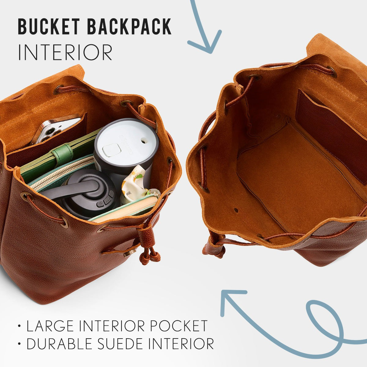 'Almost Perfect' Bucket Backpack