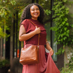 'Almost Perfect' Butterfly Bucket Bag
