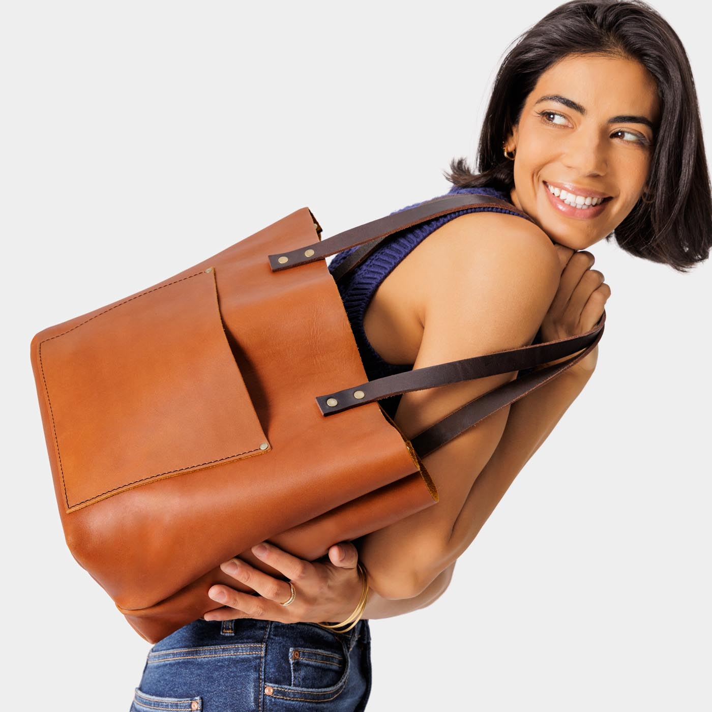 'Almost Perfect' Leather Tote Bag